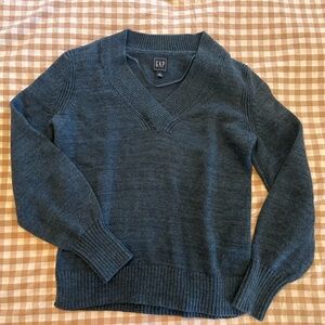 GAP women’s Deep Blue V-Neck Sweater
